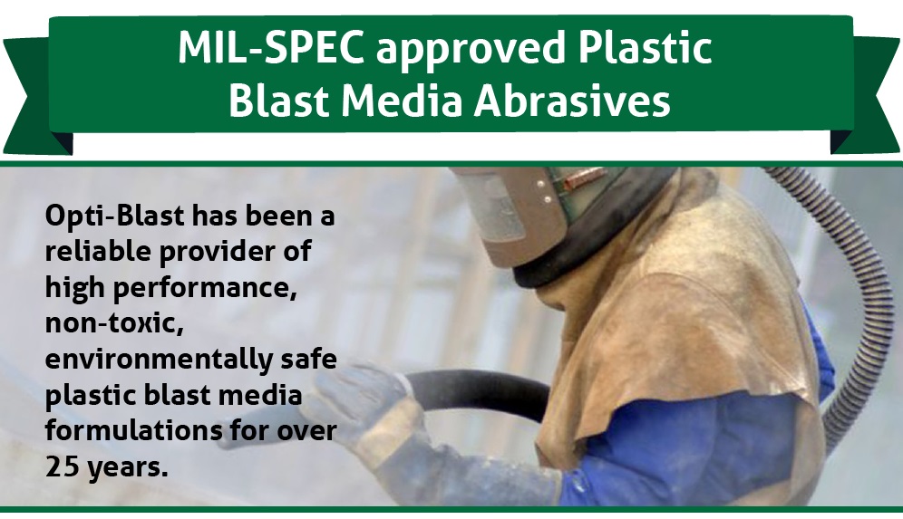 MIL-SPEC Approved Plastic Blast Media Abrasives